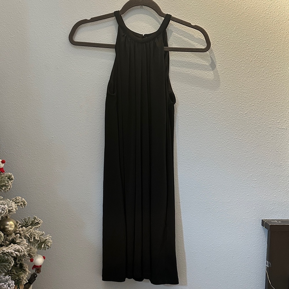 Nicole Miller Black Midi Dress